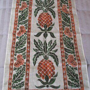 Vintage Kay-Dee Brand Pineapple Tea Towel by Lois Lang NWOT